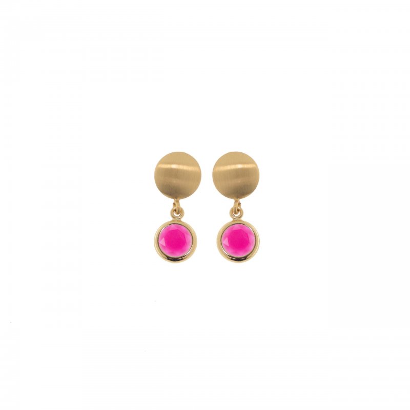 Aquaforte - Orecchini Mignon - Testa Satinata - Fucsia
