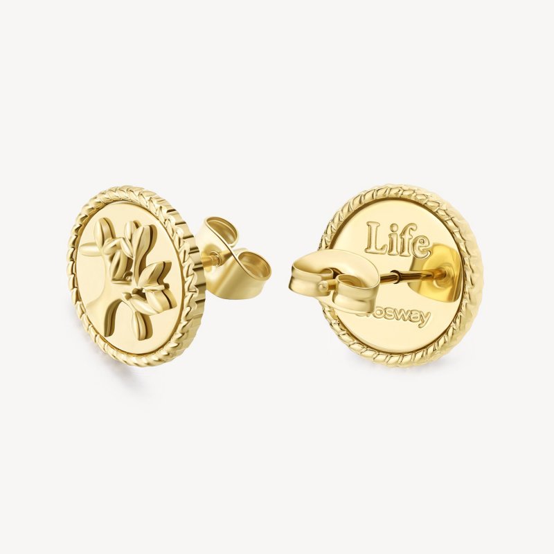 Brosway - Orecchini Chakra Mistici - Acciaio - Oro