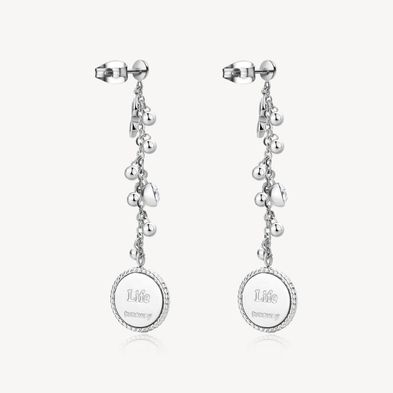 Brosway - Orecchini Chakra Mistici - Acciaio - 50Mm
