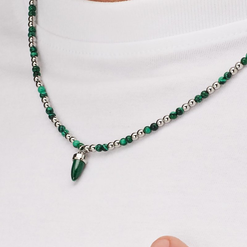 Brosway - Collana Riptide - Acciaio - Malachite