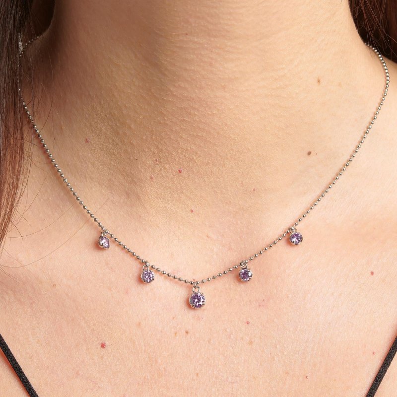 Brosway - Collana Desideri - Acciaio - Zirconi