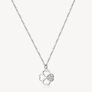 Brosway - Collana Chakra - Acciaio - Quadrifoglio
