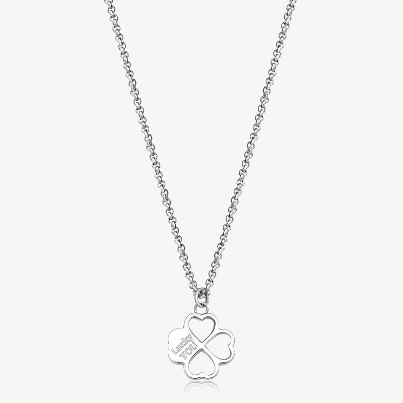 Brosway - Collana Chakra - Acciaio - Quadrifoglio