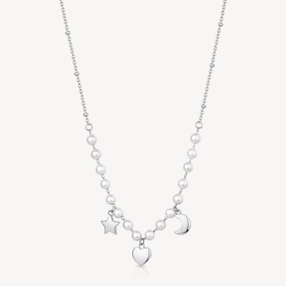 Brosway - Collana Chant - Acciaio - Perle