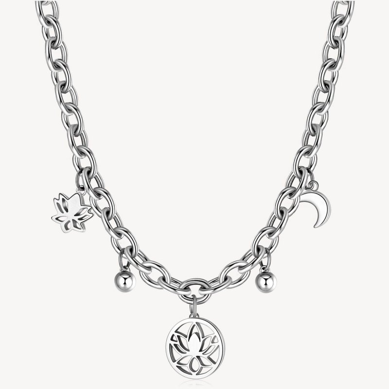 Brosway - Collana Chakra - Acciaio - Cristalli