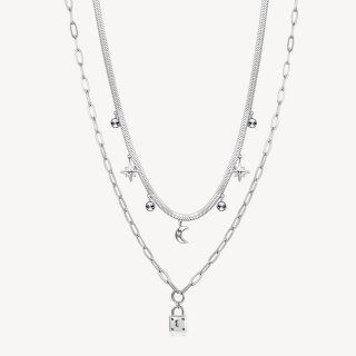 Brosway - Collana Chant - Acciaio - Cristalli