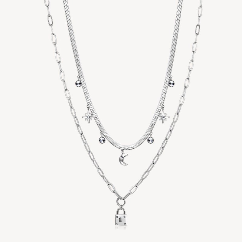 Brosway - Collana Chant - Acciaio - Cristalli
