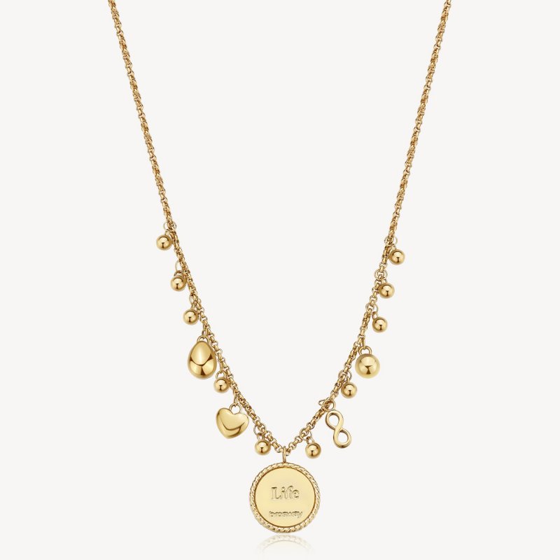 Brosway - Collana Chakra Mistici - Acciaio - Oro