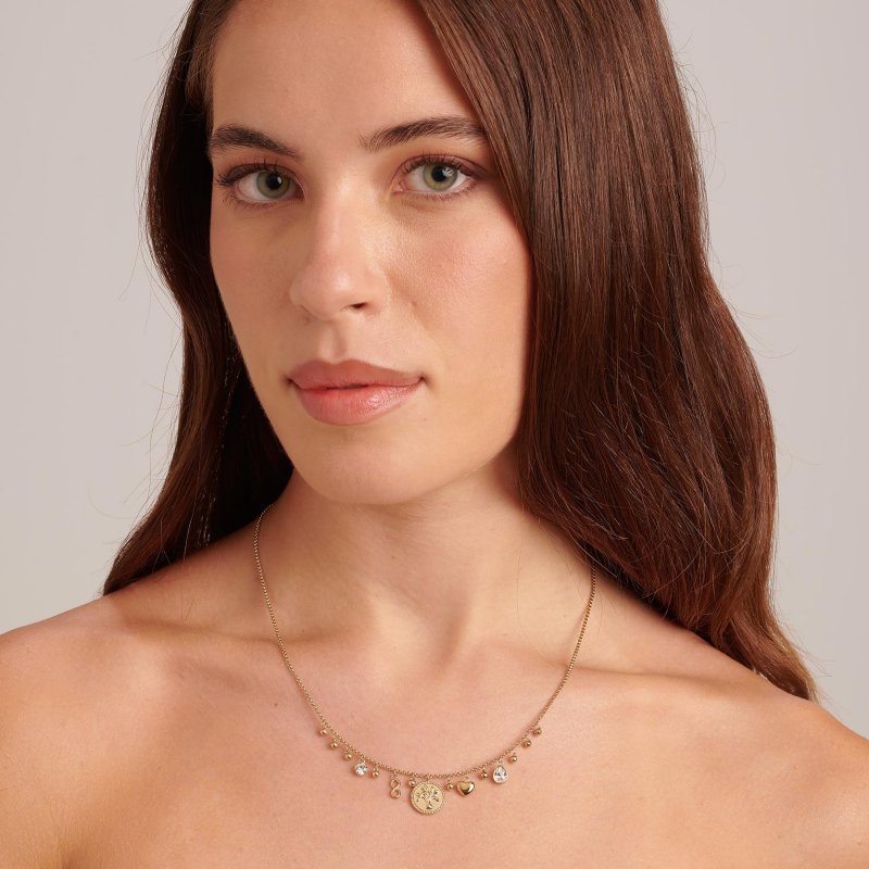 Brosway - Collana Chakra Mistici - Acciaio - Oro