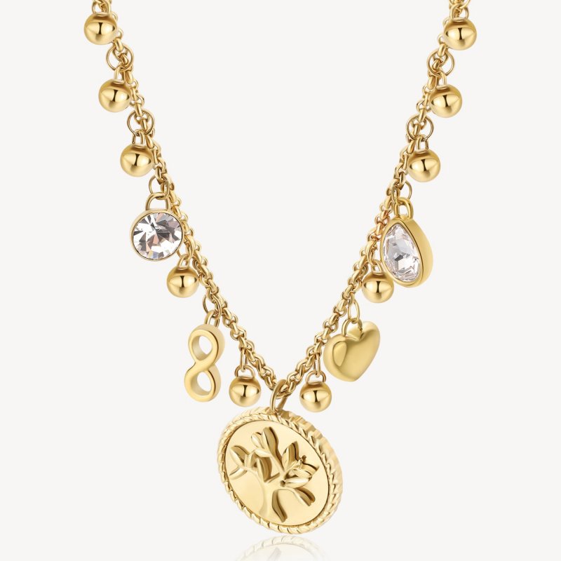Brosway - Collana Chakra Mistici - Acciaio - Oro