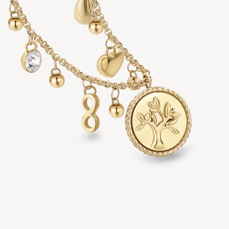 Brosway - Collana Chakra Mistici - Acciaio - Oro