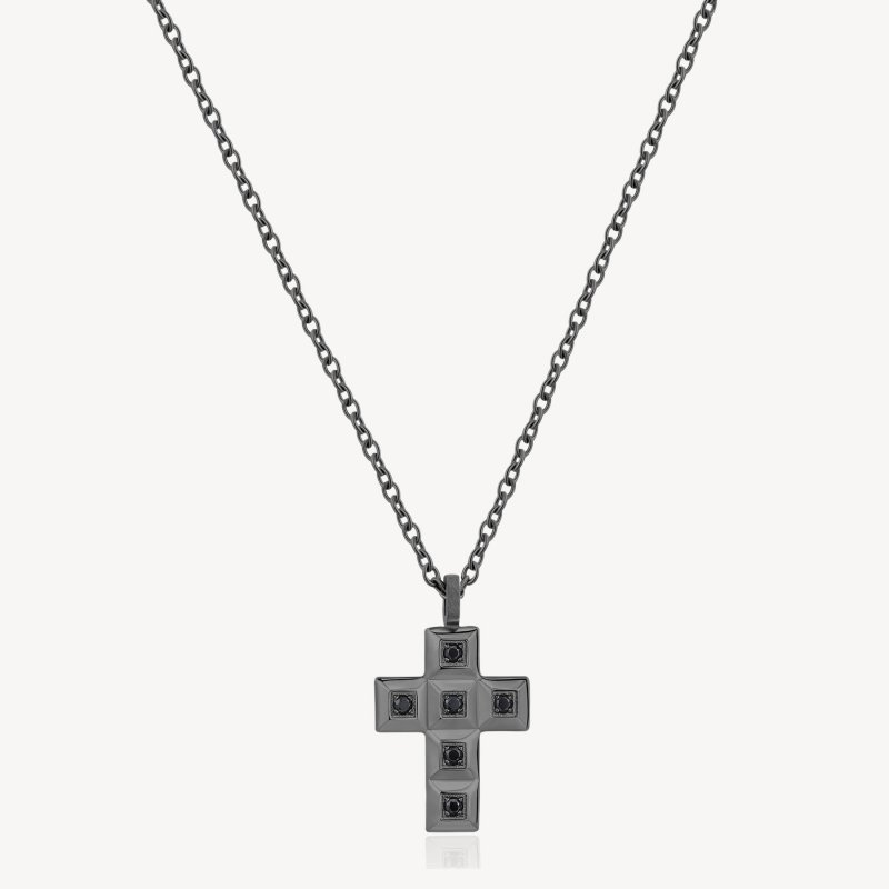 Brosway - Collana Forge - Acciaio - Croce