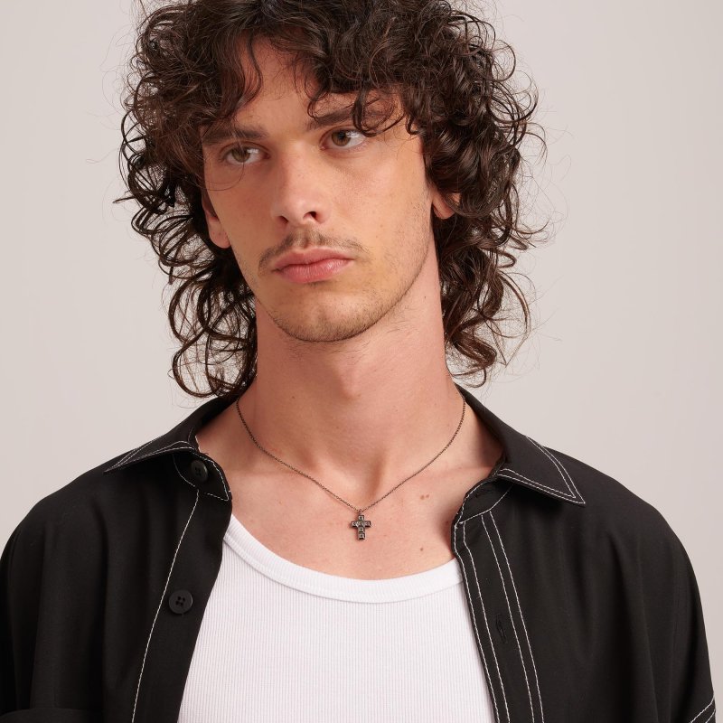 Brosway - Collana Forge - Acciaio - Croce