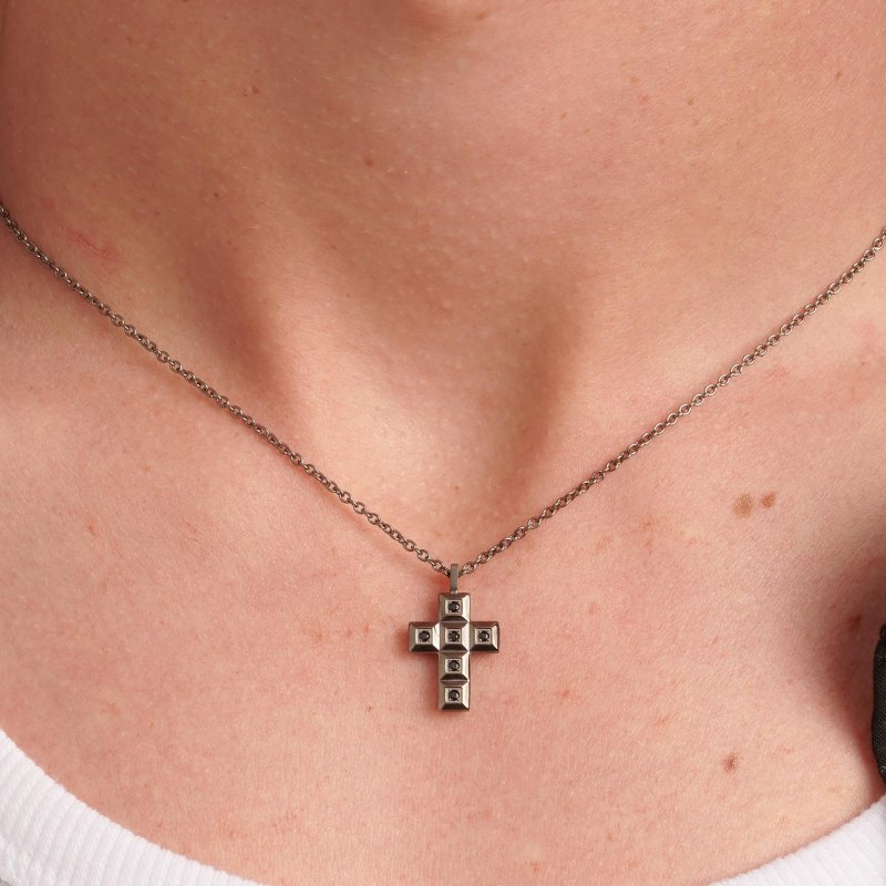 Brosway - Collana Forge - Acciaio - Croce