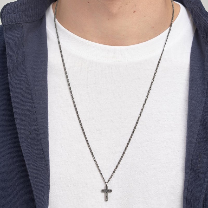 Brosway - Collana Backliner - Acciaio - Rutenio