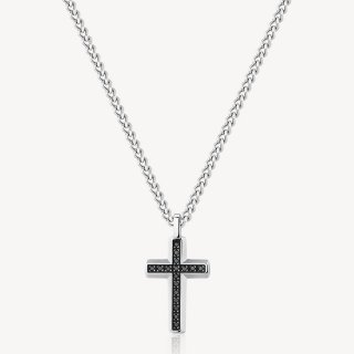 Brosway - Collana Backliner - Acciaio - Zirconi