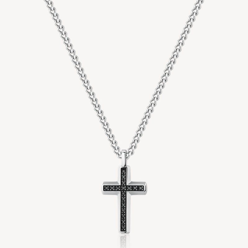 Brosway - Collana Backliner - Acciaio - Zirconi