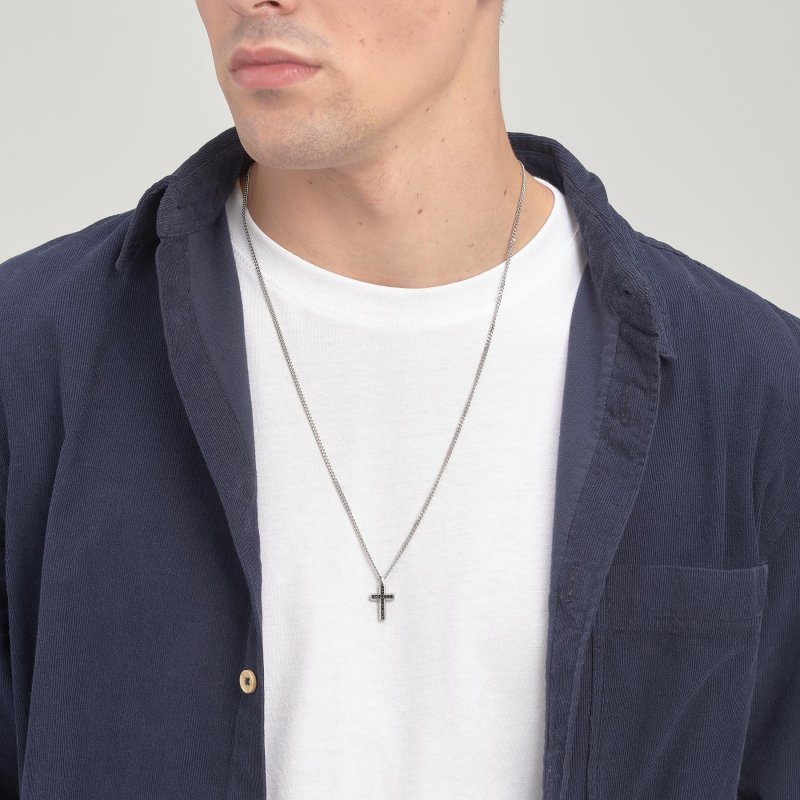 Brosway - Collana Backliner - Acciaio - Zirconi