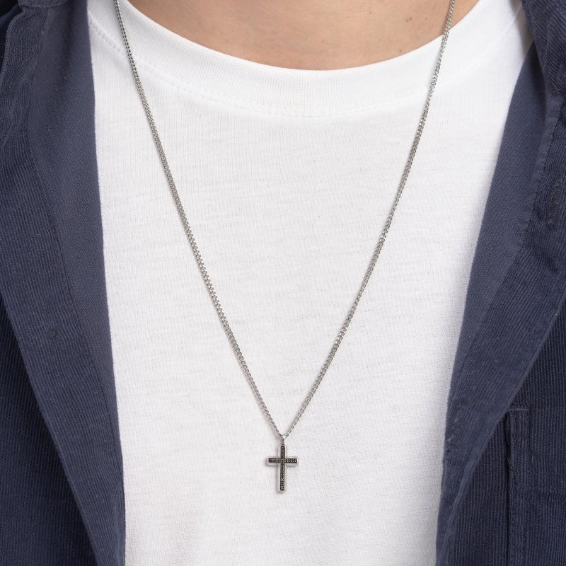 Brosway - Collana Backliner - Acciaio - Zirconi