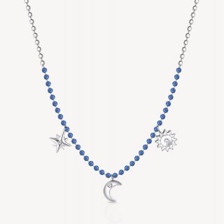 Brosway - Collana Chant - Acciaio - Cristalli