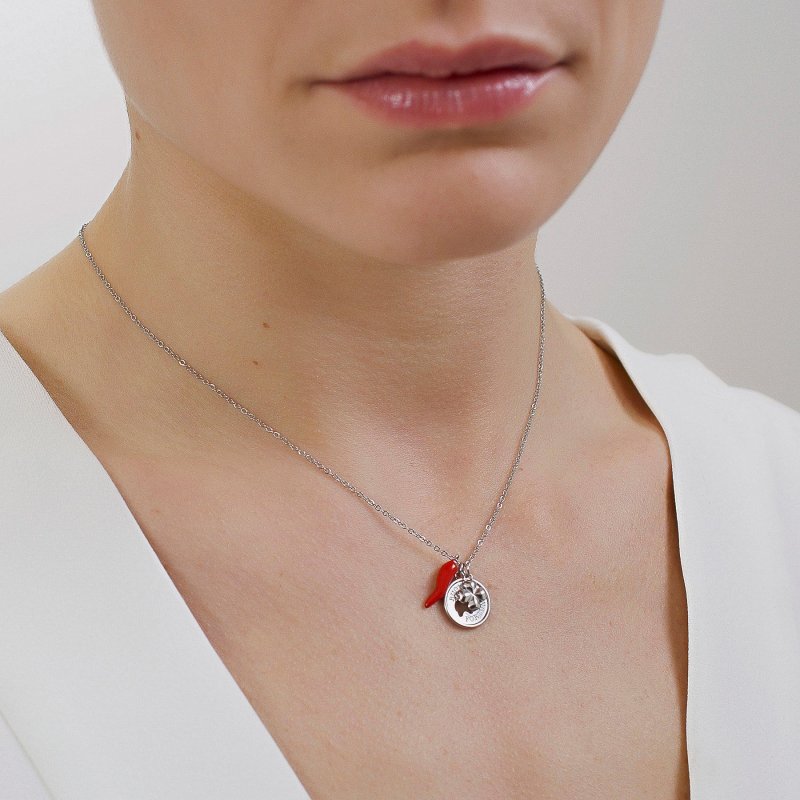 Brosway - Collana Chakra - Acciaio - Quadrifoglio