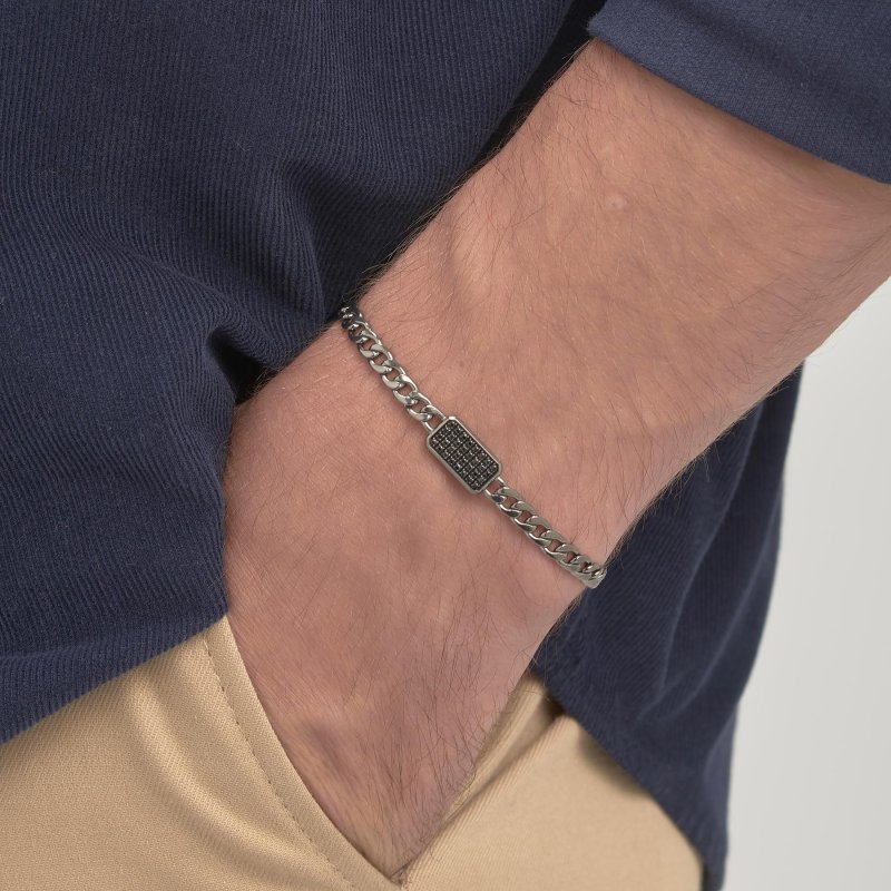 Brosway - Bracciale Ink - Acciaio - Zirconi