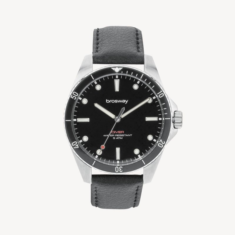 Brosway - Orologio Diver - Acciaio - Pelle