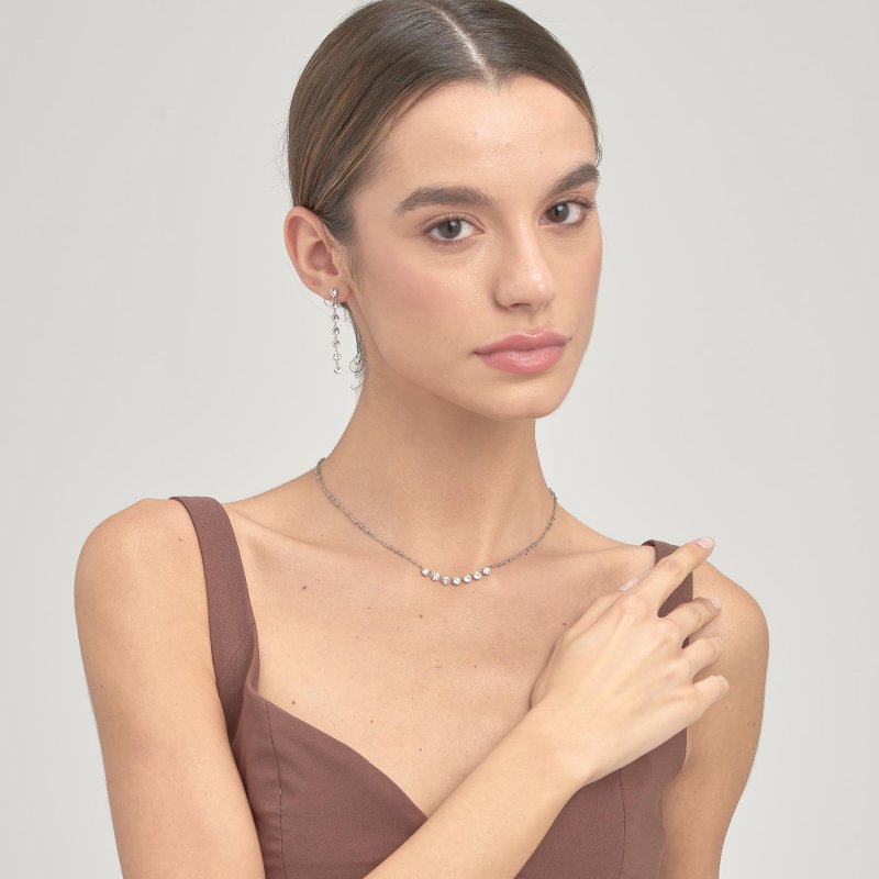 Brosway - Collana Symphonia - Acciaio - Cristalli