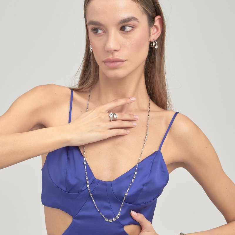 Brosway - Collana Affinity - Acciaio - Cristalli