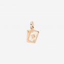 Dodo - Ciondolo Carte - Oro Rosa - Smalto