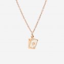 Dodo - Ciondolo Carte - Oro Rosa - Smalto