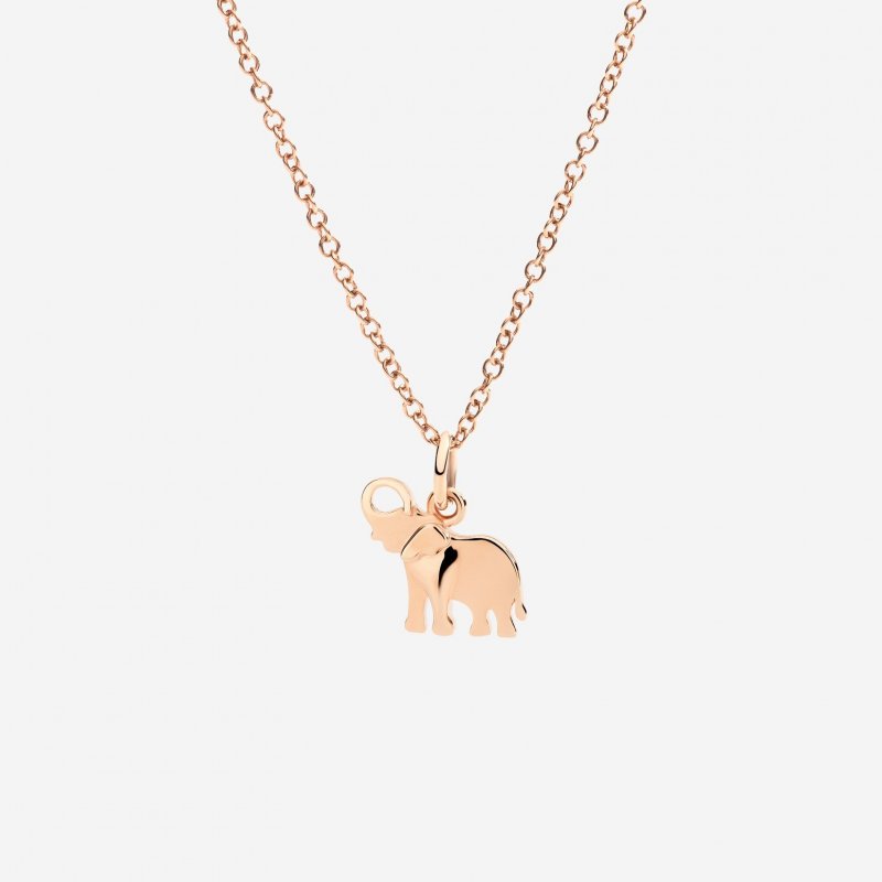 Dodo - Ciondolo Elefante - Oro Rosa