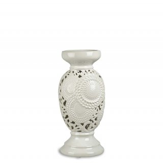 Henriette - Portacandela Bianco - Ceramica - Kyoto
