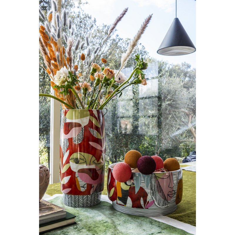Henriette - Coppa Sketch - Porcellana Multicolor