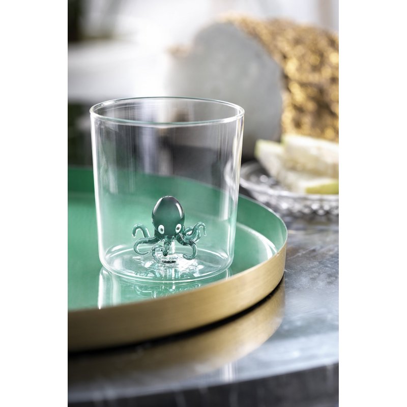 Henriette - Set Bicchieri Deep Sea - Borosilicato - Multicolor