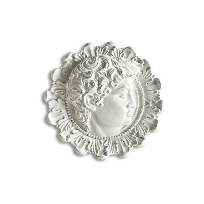 Henriette - Testa Di Moro - Resina - Bianco