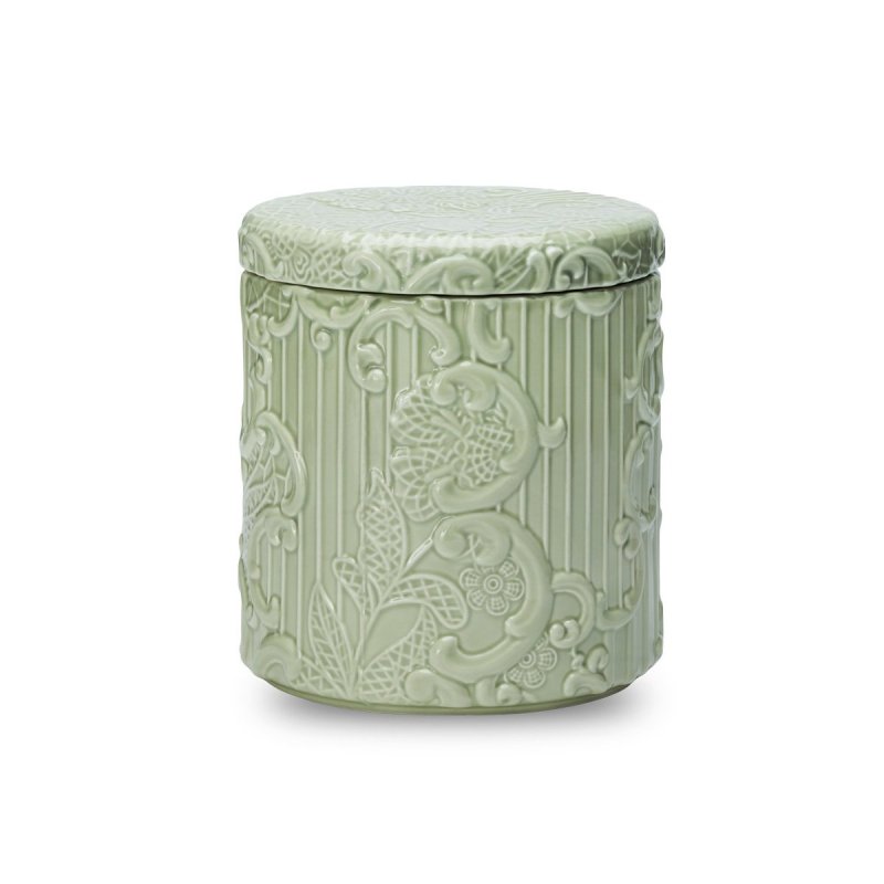 Henriette - Scatola Dentelle - Ceramica - Celadon