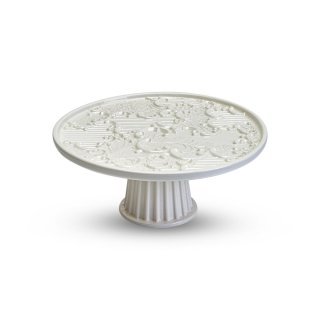 Henriette - Alzata Dentelle - Ceramica - Bianco