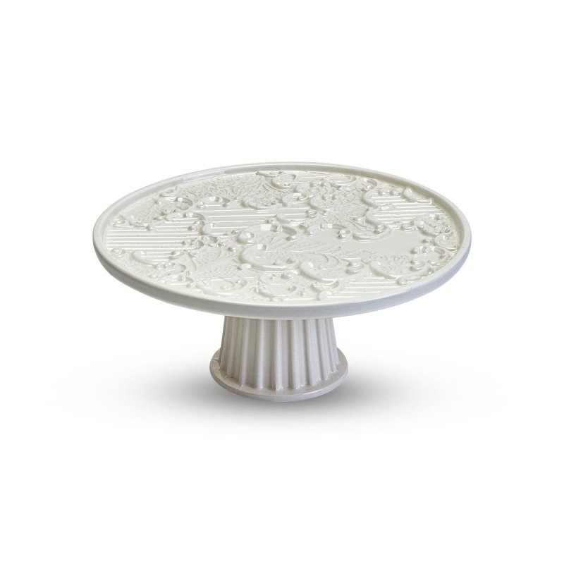 Henriette - Alzata Dentelle - Ceramica - Bianco