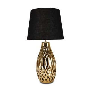 Henriette - Lampada Oro - Ceramica - Oro