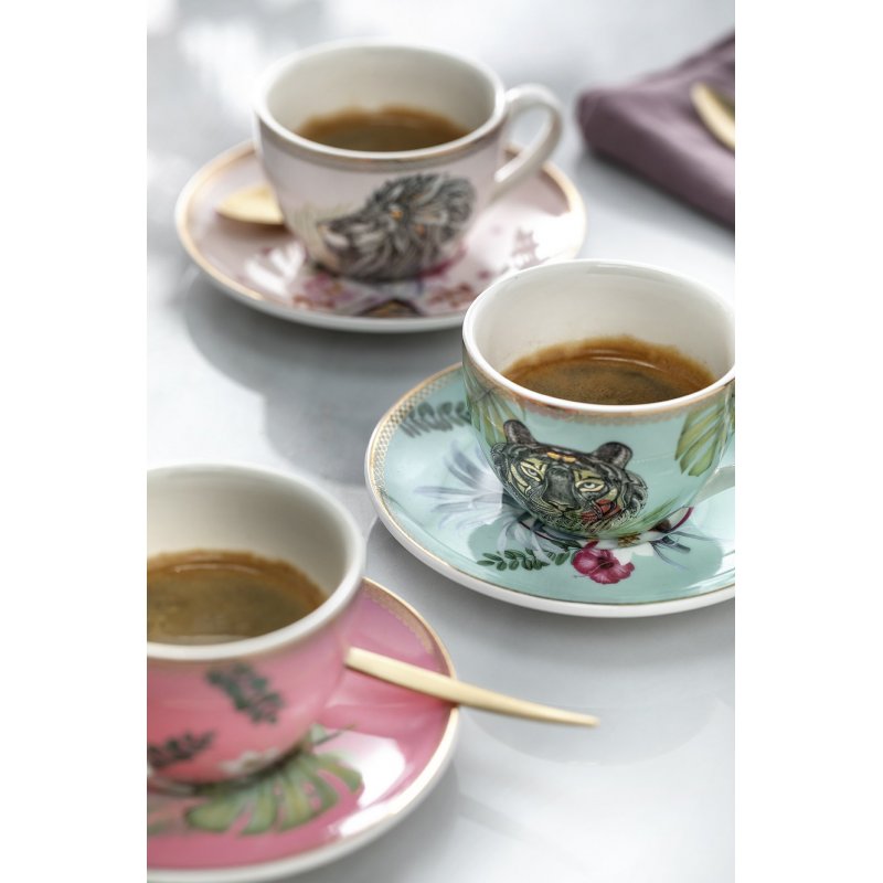 Henriette - Set 6 Tazze Caffe' - Animalier
