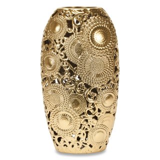 Henriette - Vaso Kyoto - Ceramica - Oro