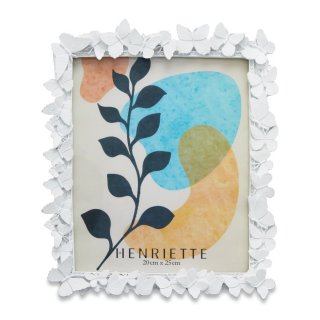 Henriette - Cornice Melitea - Resina - Bianco