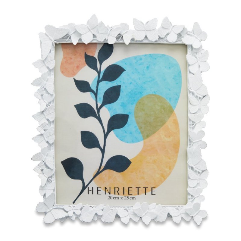 Henriette - Cornice Melitea - Resina - Bianco