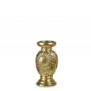 Henriette - Portacandela Oro Matt - Ceramica - Kyoto