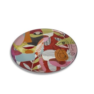 Henriette - Piatto Torta - Porcellana - Multicolor