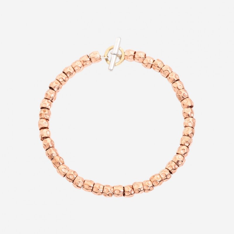 Dodo - Bracciale Granelli - Oro Rosa - Argento