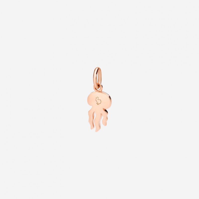Dodo - Ciondolo Medusa - Oro Rosa - Smalto