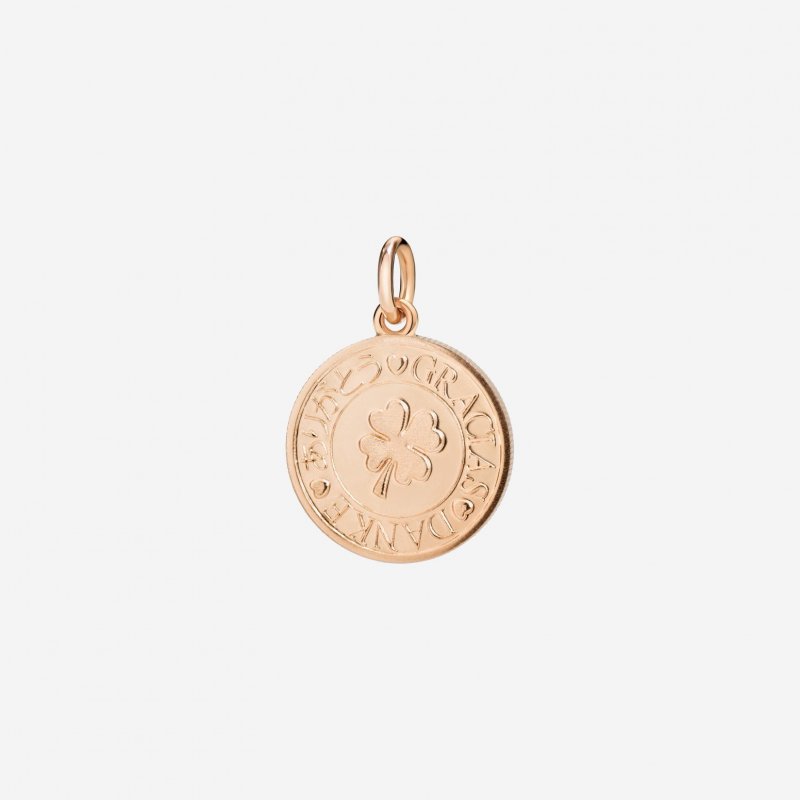 Dodo - Ciondolo Moneta - Oro Rosa 9K