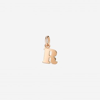 Dodo - Ciondolo Lettera R - Oro Rosa 9K